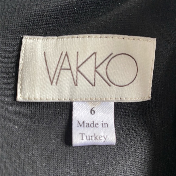 Unique chevron black and cream real leather dress. Vakko brand at Neiman Marcus - Picture 3 of 5